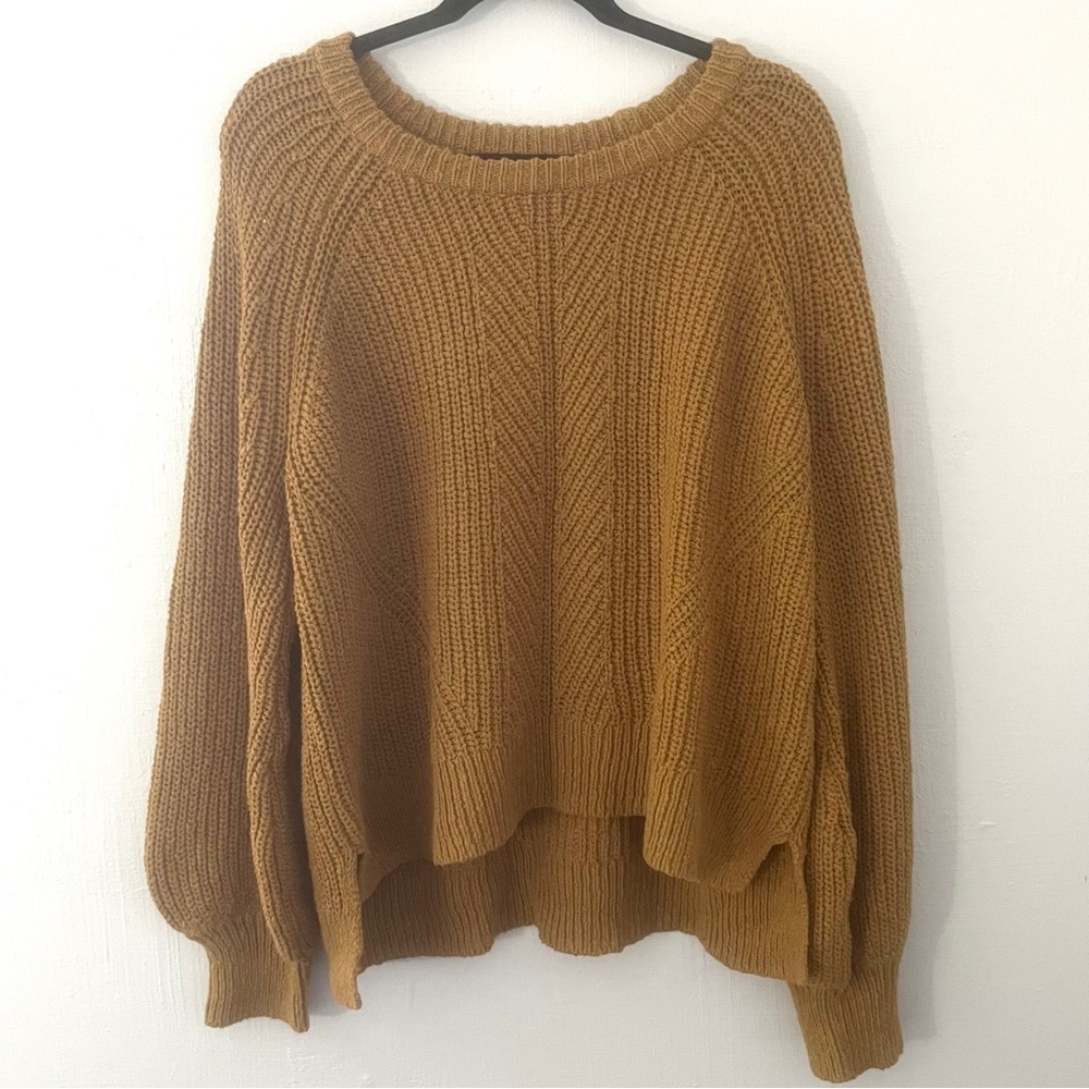Madewell Ochre Mustard Crew Neck Sweater - XXL